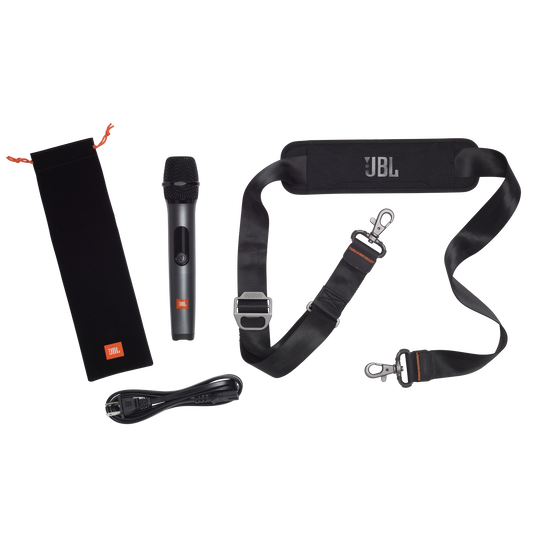 JBL PartyBox On-The-Go - Black - Portable party speaker with built-in lights and wireless mic - Detailshot 6 image number null
